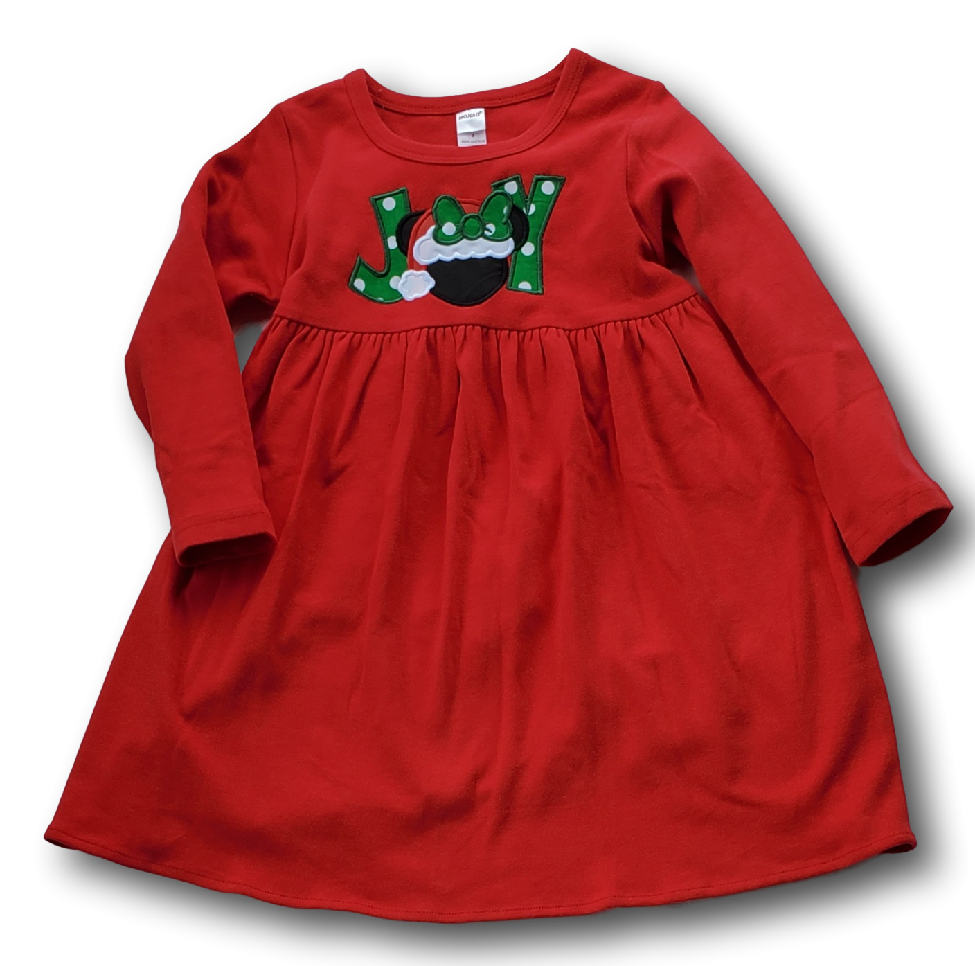 red christmas dress front 