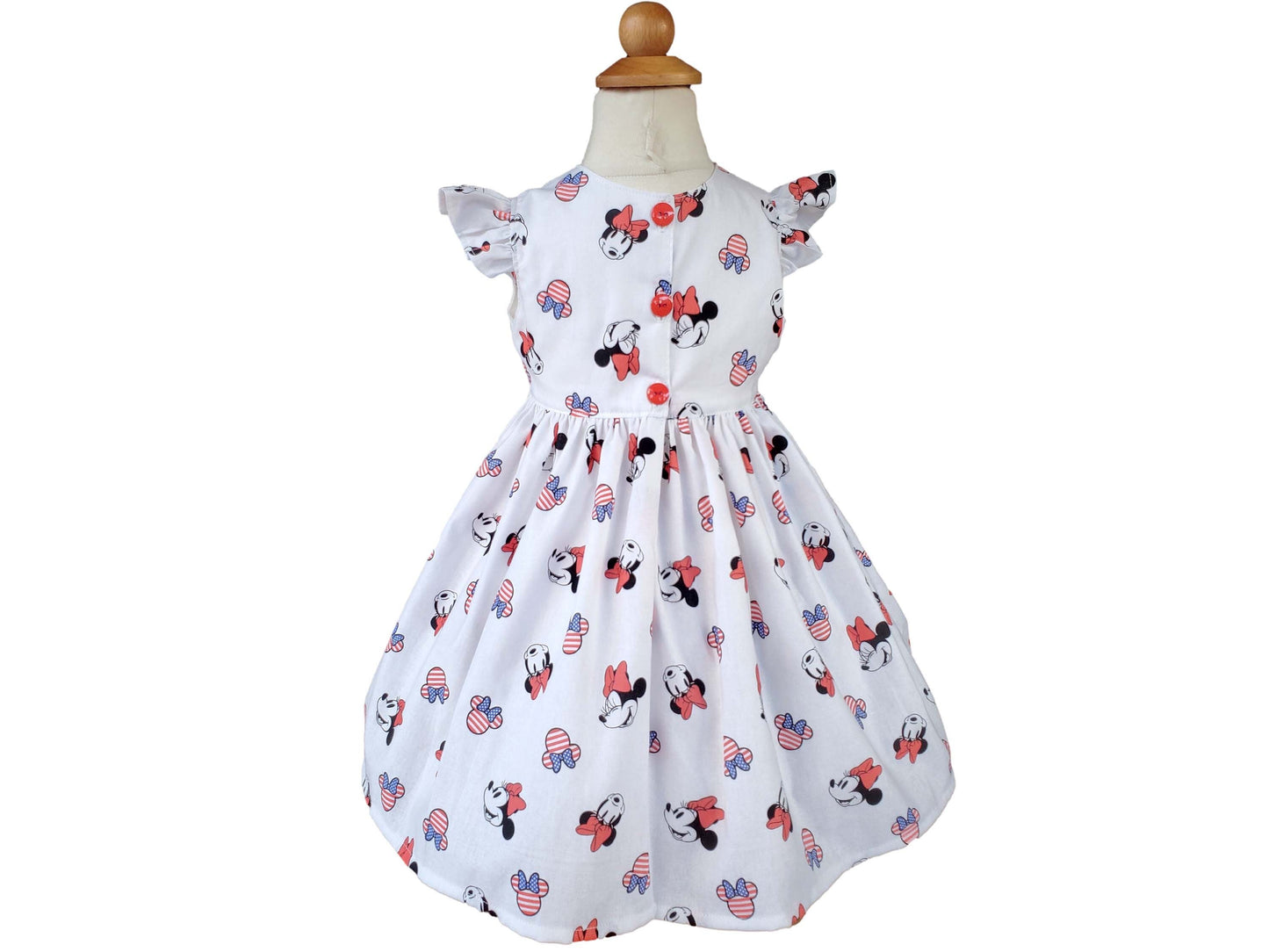 Minnie Mouse Dress back view 