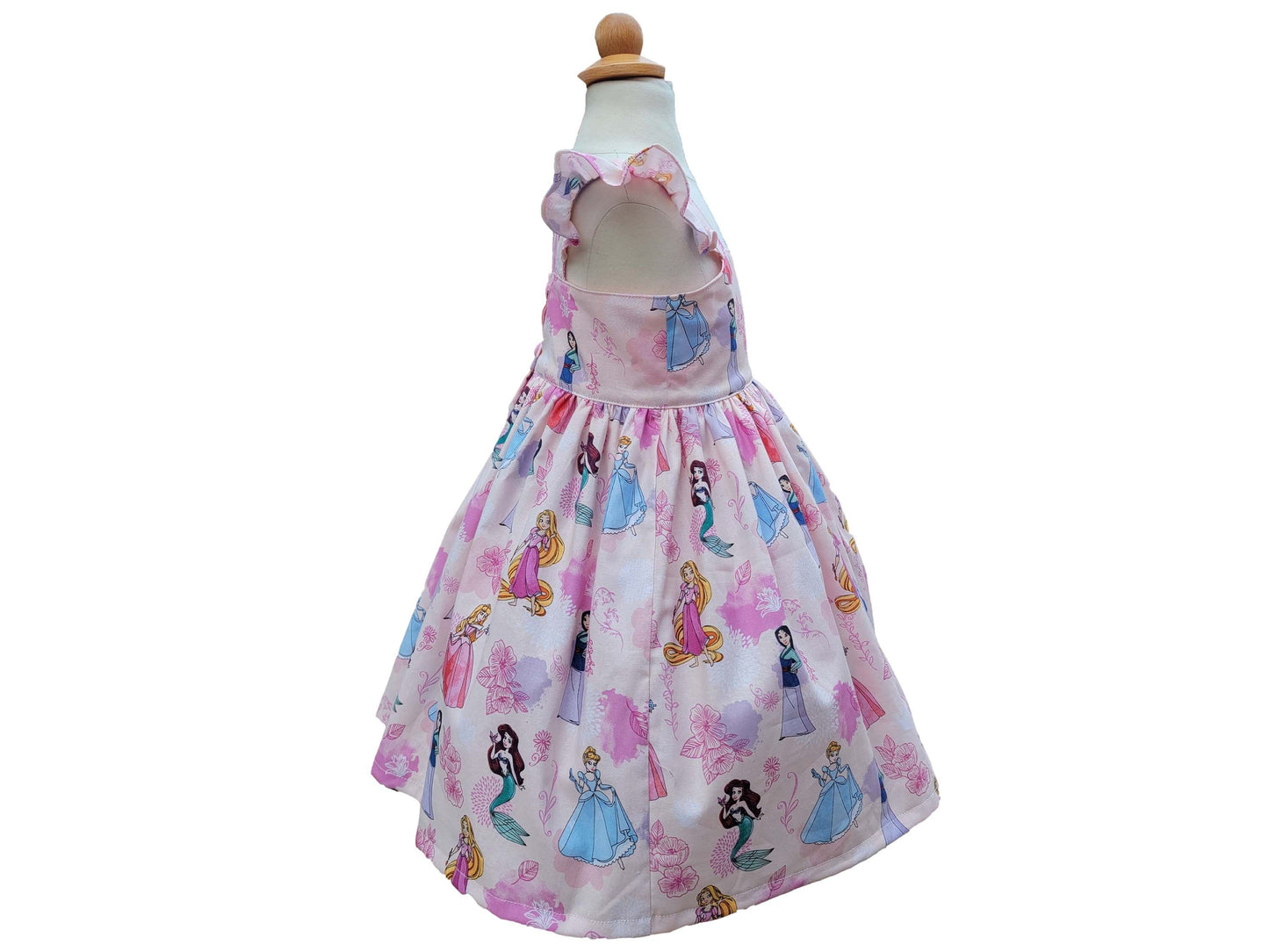 Princess dress, Toddler girl birthday dress, Princess Cinderella Snow White Ariel Tiana dress , Princess girls dress