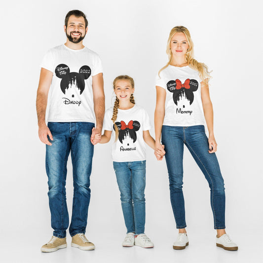 Mickey Minnie Disney Trip Shirts | Family personalized Mickey Minnie S