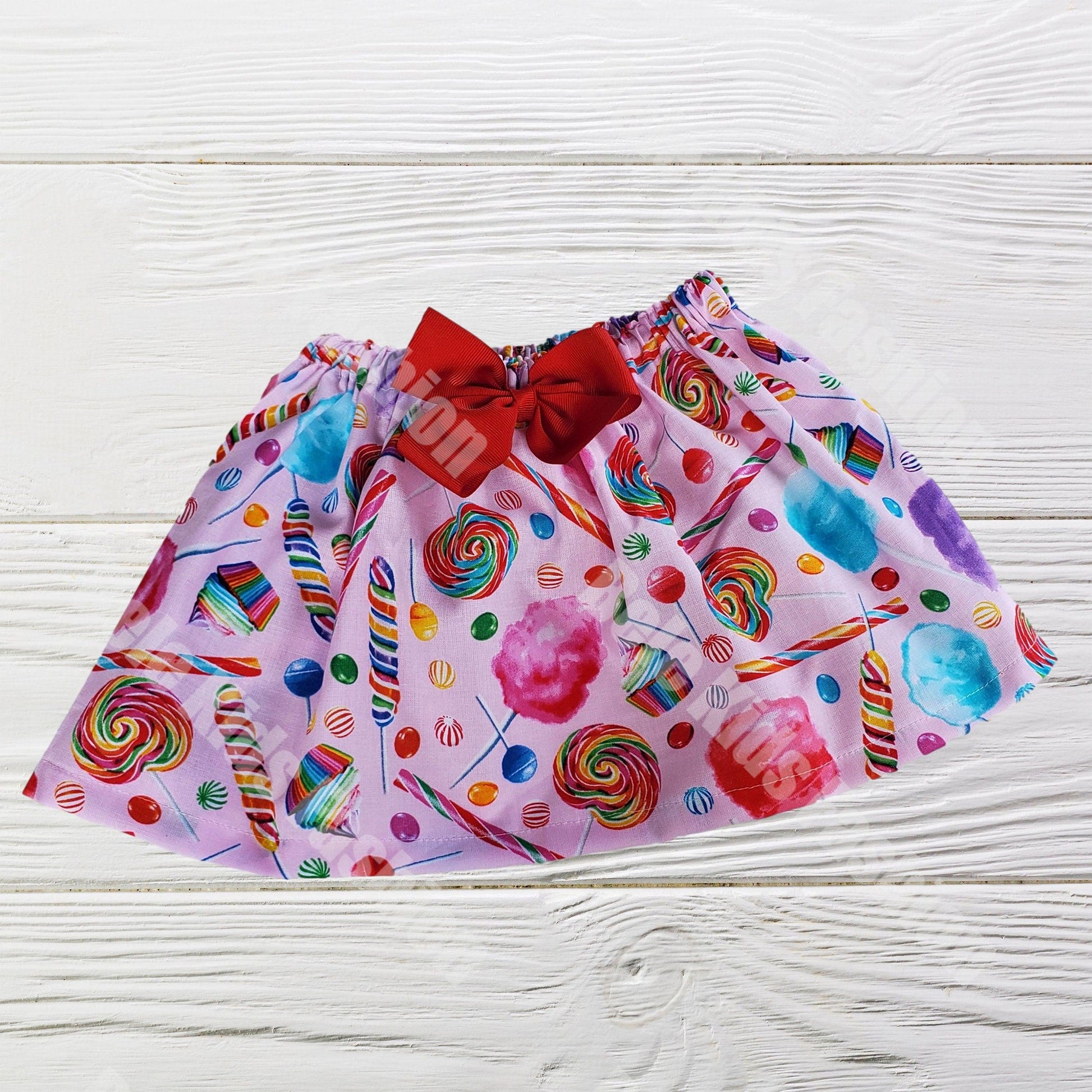 Candyland birthday outfit skirt