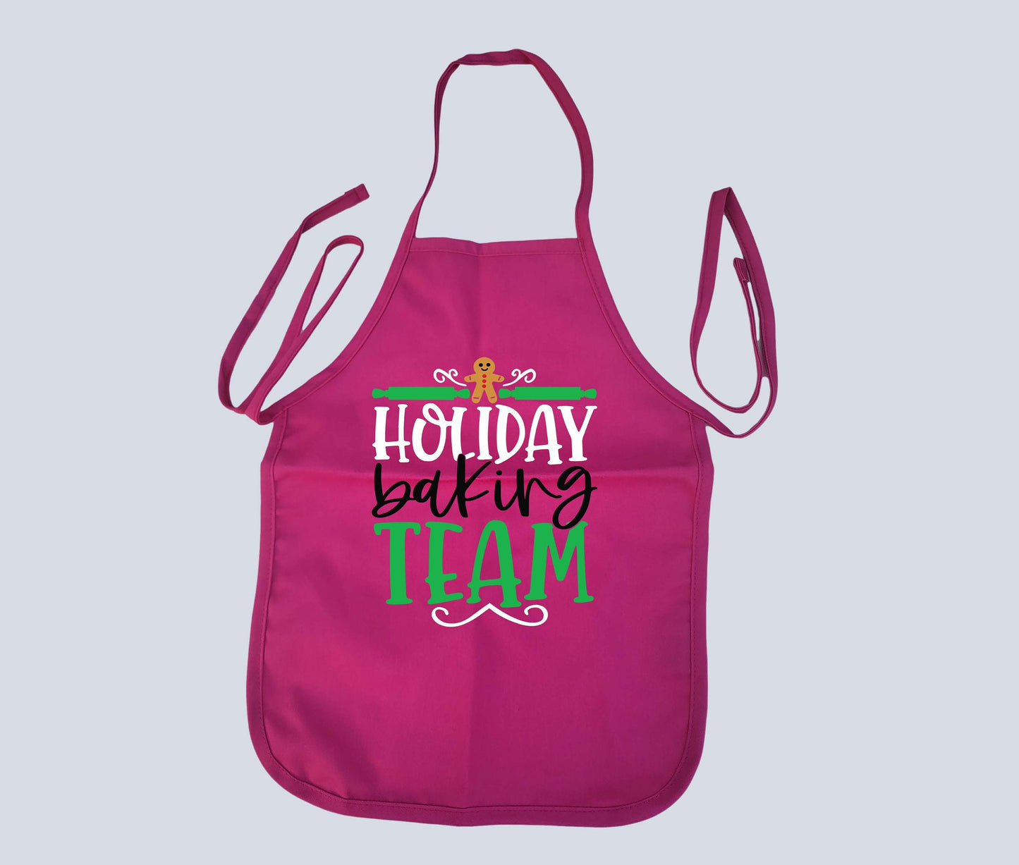 Holiday baking kids apron