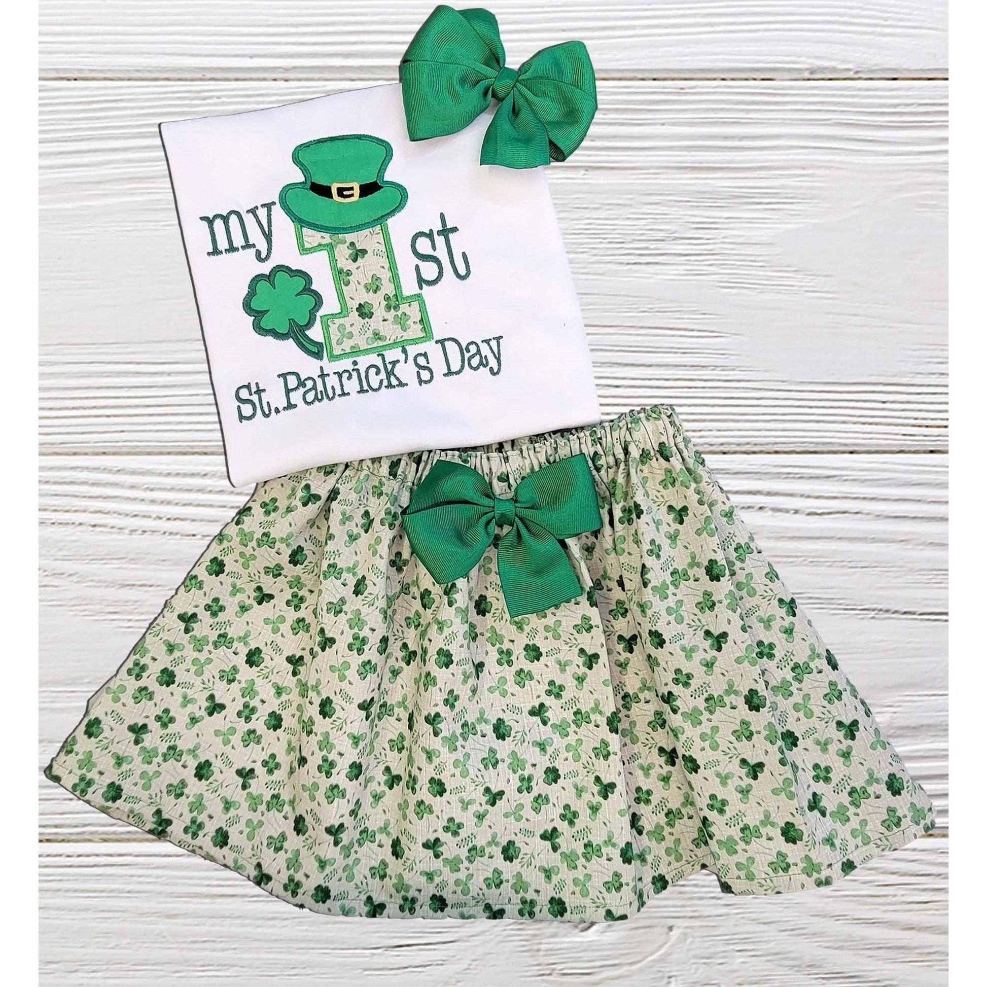 St. Patrick Day Outfit, My First St Patrick Day, Girls St. Patrick Day