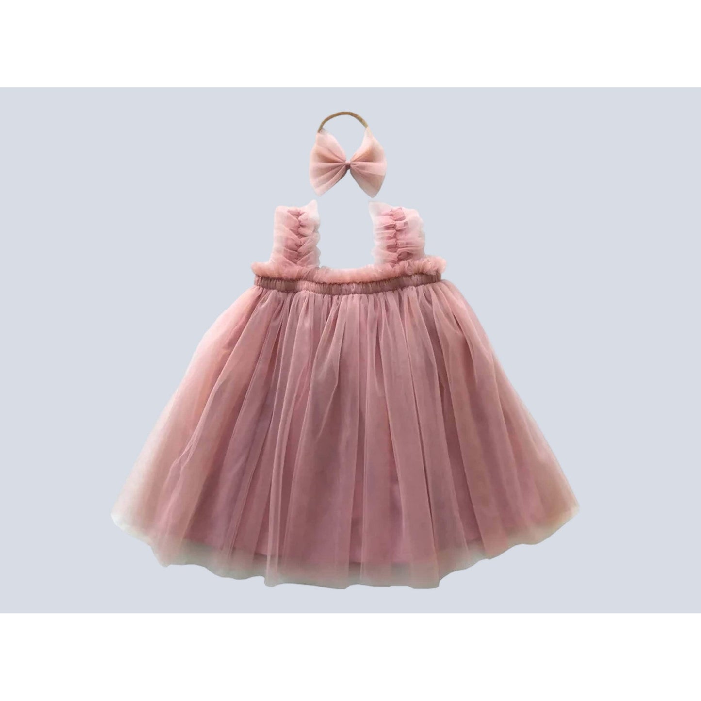 Baby Dusty Pink Tulle Dress