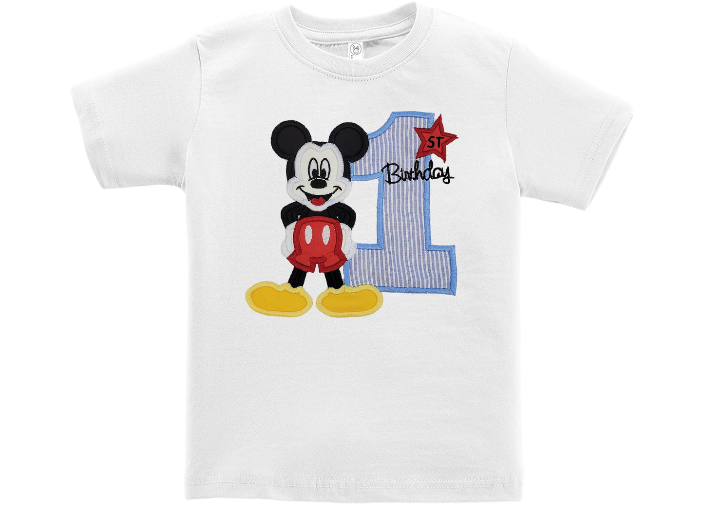 Mickey 1st Birthday Outfit, Boys Personalized shorts set , Boys First Birthday Outfit,