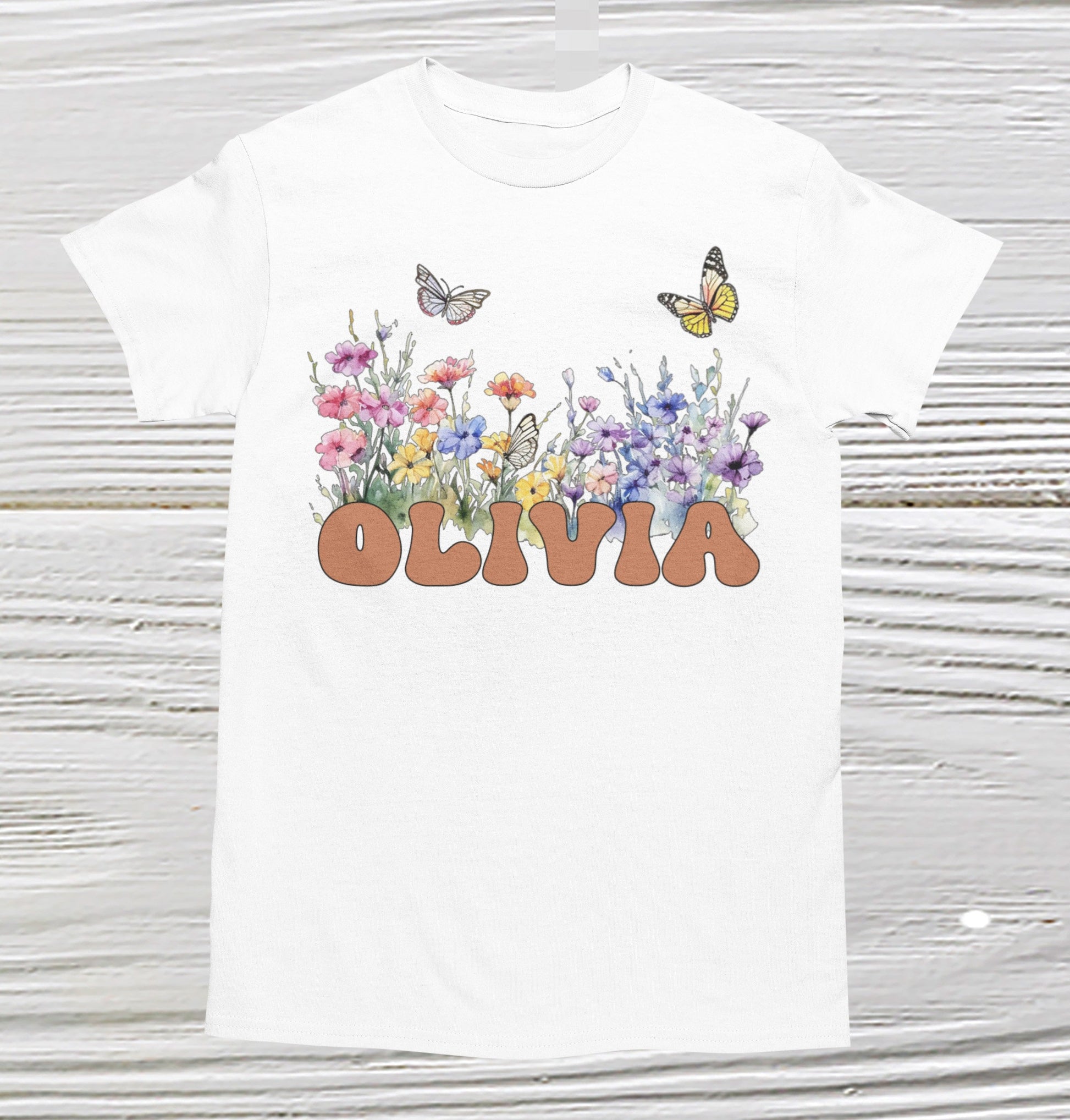 wildflower t shirt in white color