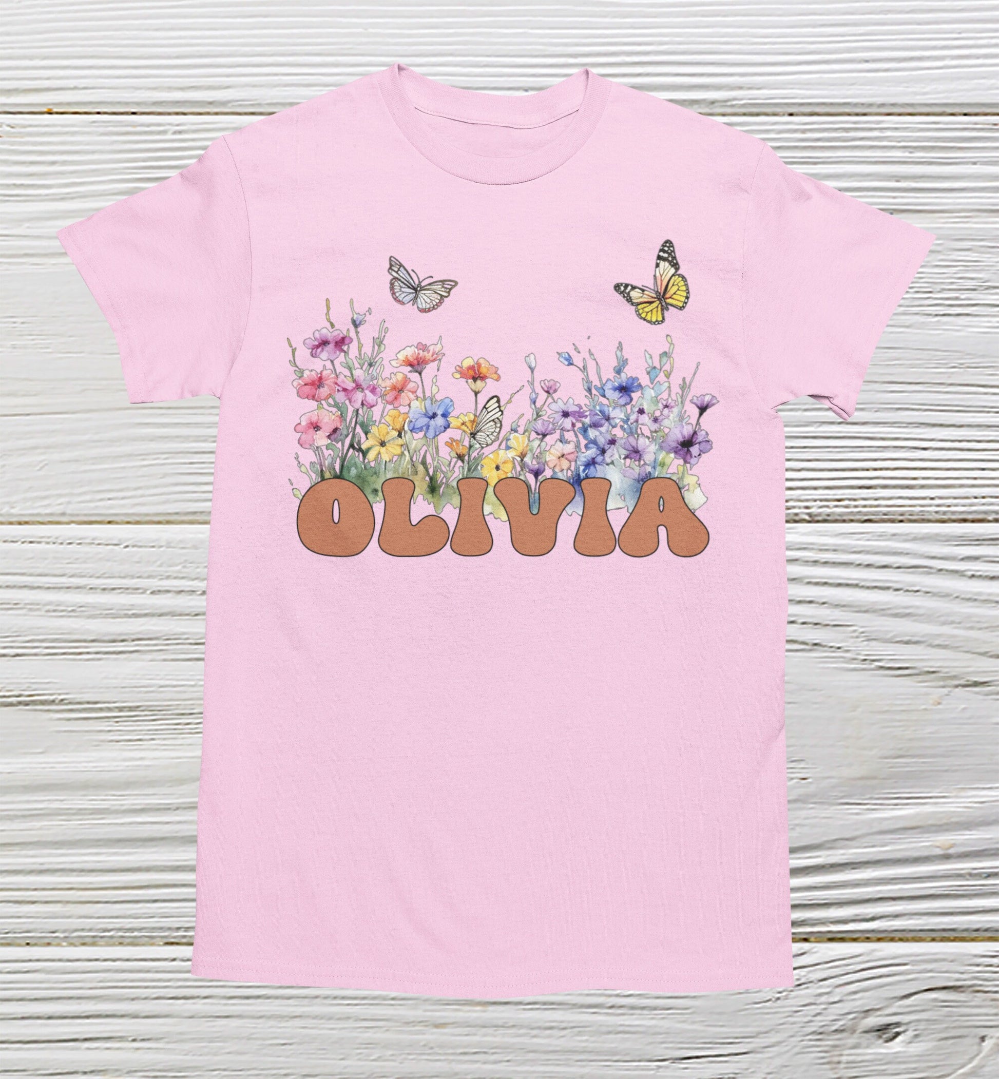 wildflower t shirt in Pink color shirt 